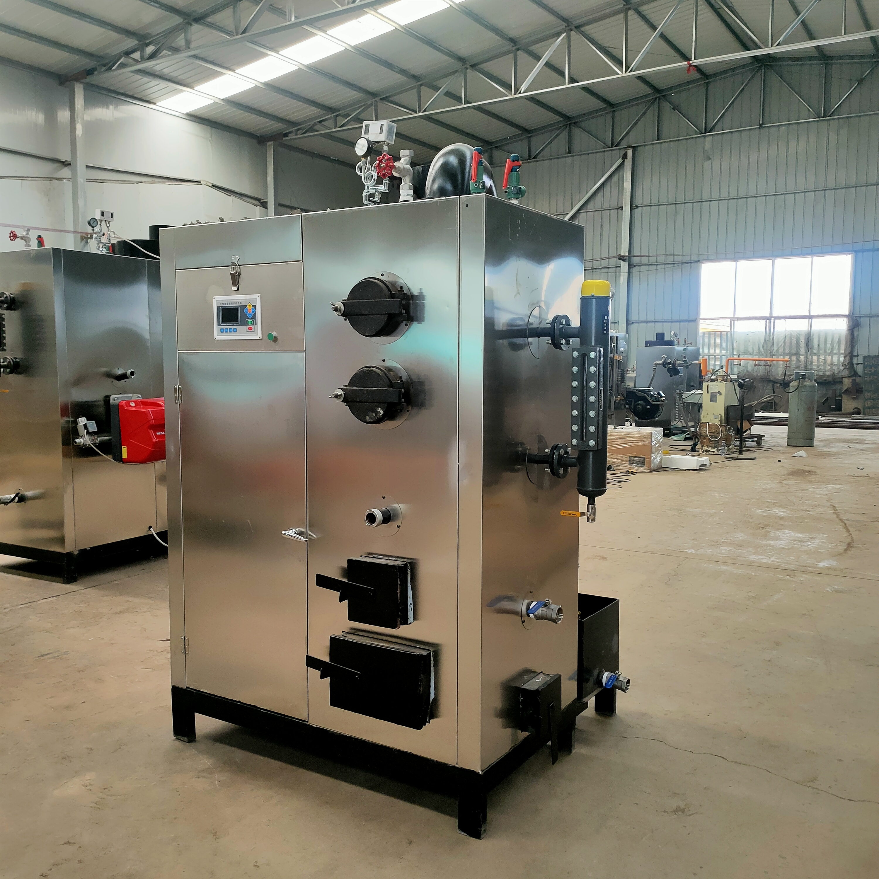 500 kg granular steam boiler, biomass steam generator, low cost, environmentally friendly, and fast steam output