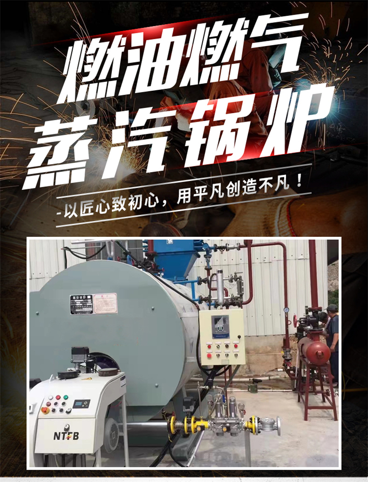 Hotel Bathing Horizontal Oil Gas Steam Boiler Hotel Heating Hot Water Boiler