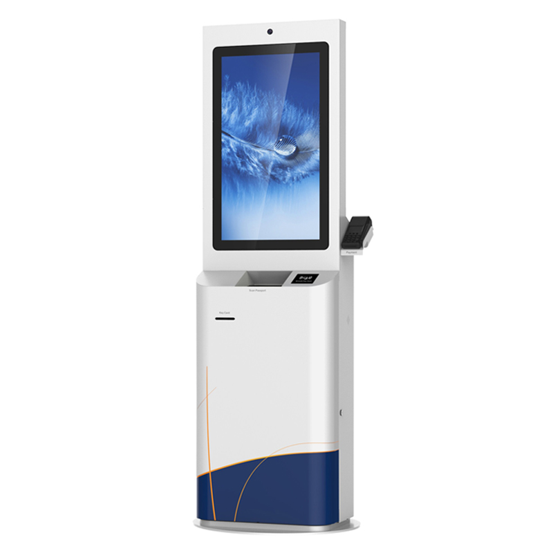 Hotel self-service terminal check-in and check-out intelligent processing LED touch inquiry all-in-one machine unmanned hotel equipment