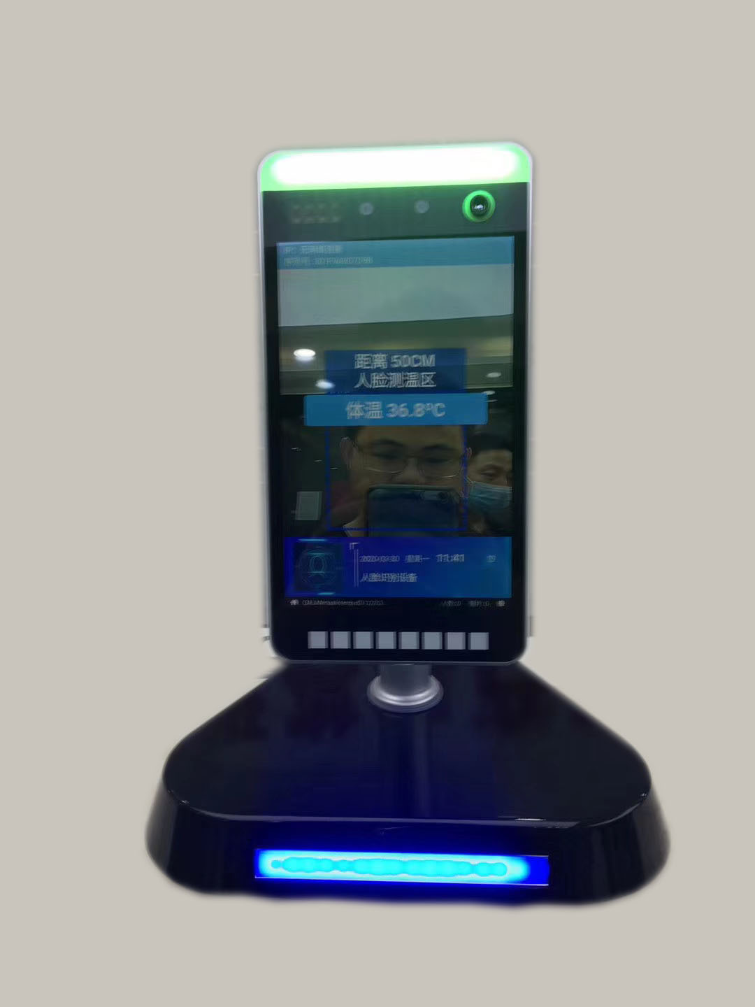 Junyulong Temperature Measurement and Face Recognition Integrated Machine Smart Park Health Code Inspection Access Control Attendance Gate