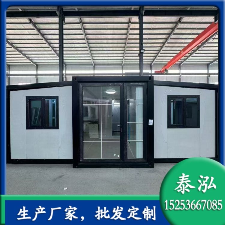 双翼拓展房 折叠式箱房 两室一厅一卫 可按需求定制 外贸出口爆品