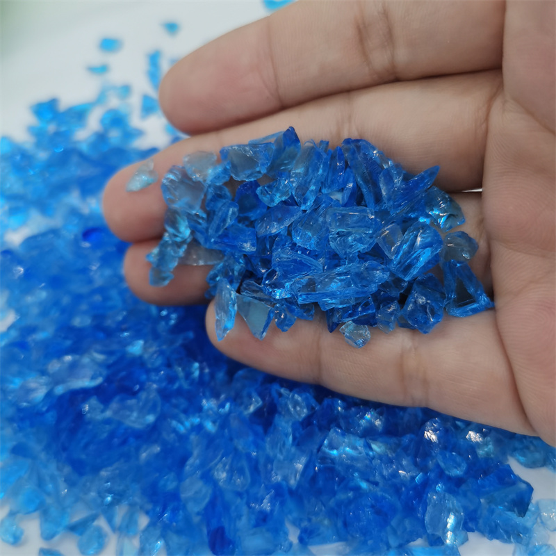 Supply of glass sand, transparent decoration, landscaping, glass gravel, water ink stone, glass beads