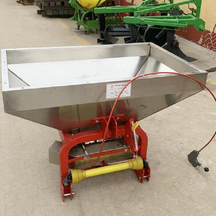 Agricultural thickened stainless steel fertilizer spreader, agricultural fully automatic fertilizer applicator support customization