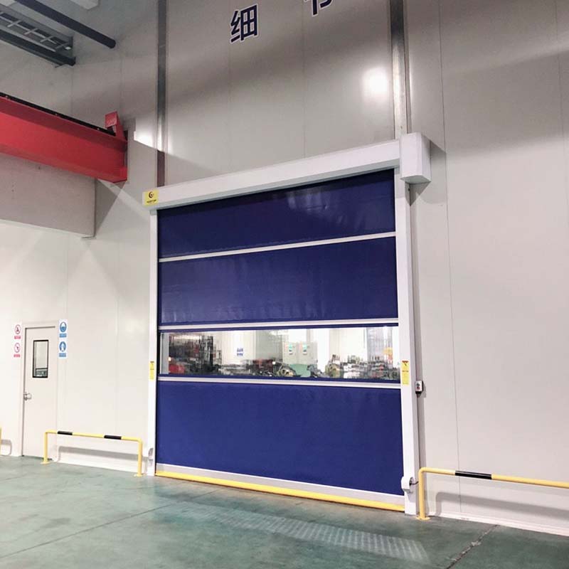 Yingli Quick Roller Shutter Door Automatic Roller Shutter Electric Dust free Workshop Silent, Dust proof, and Moisture proof PVC Curtain Fabric