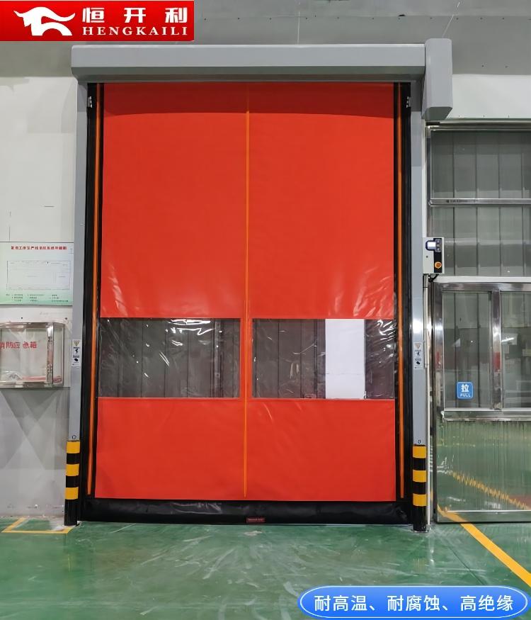 Hengkaili PVC electric fast Roller shutter, high temperature resistant, easy to install and customizable