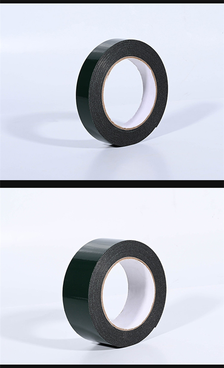 Customization of 10 years of factory stock PE foam double-sided adhesive tape for automobiles with red film and black foam double-sided adhesive tape