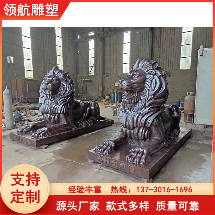 The production of large-scale garden sculptures and architectural sculptures with pure copper craftsmanship at the entrance supports customization