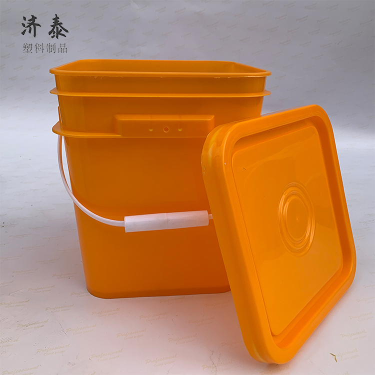 Jitai Waterproof Coating PP Plastic Bucket Cap Plastic Cylinder Glue Water Bucket Coating Plastic Bucket Manufacturer Wholesale