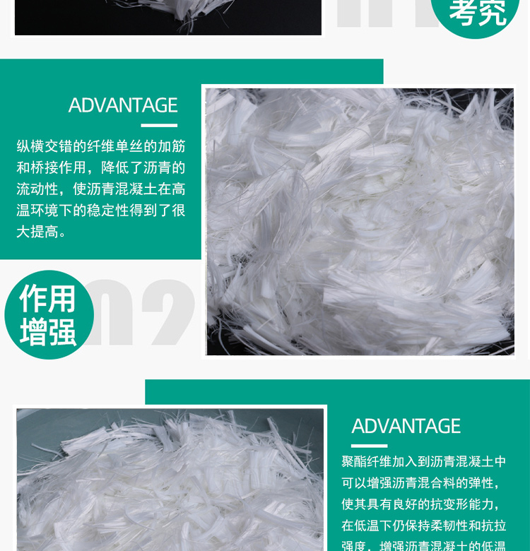 Factory supply of crack resistant fibers with customizable length, concrete fibers, asphalt mortar fibers, polyester fibers