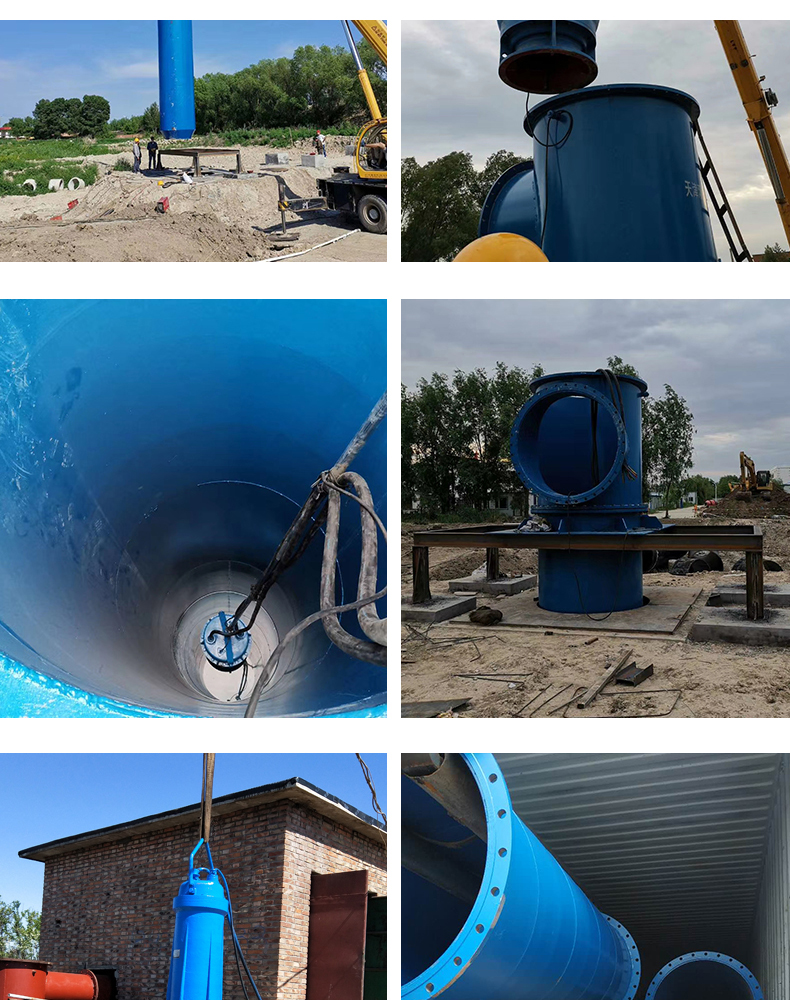 Zhijiang Pump Industry High Lift and High Flow ZJ350QH-1 Stainless Steel Submersible Pump Mining Deep Well Pump