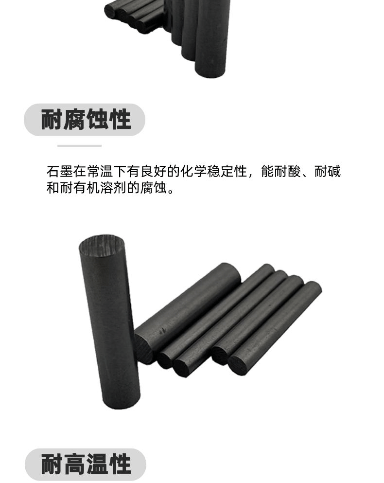 Manufacturers sell high-purity graphite electrodes, carbon rods, high-temperature and corrosion-resistant graphite parts, customized graphite products