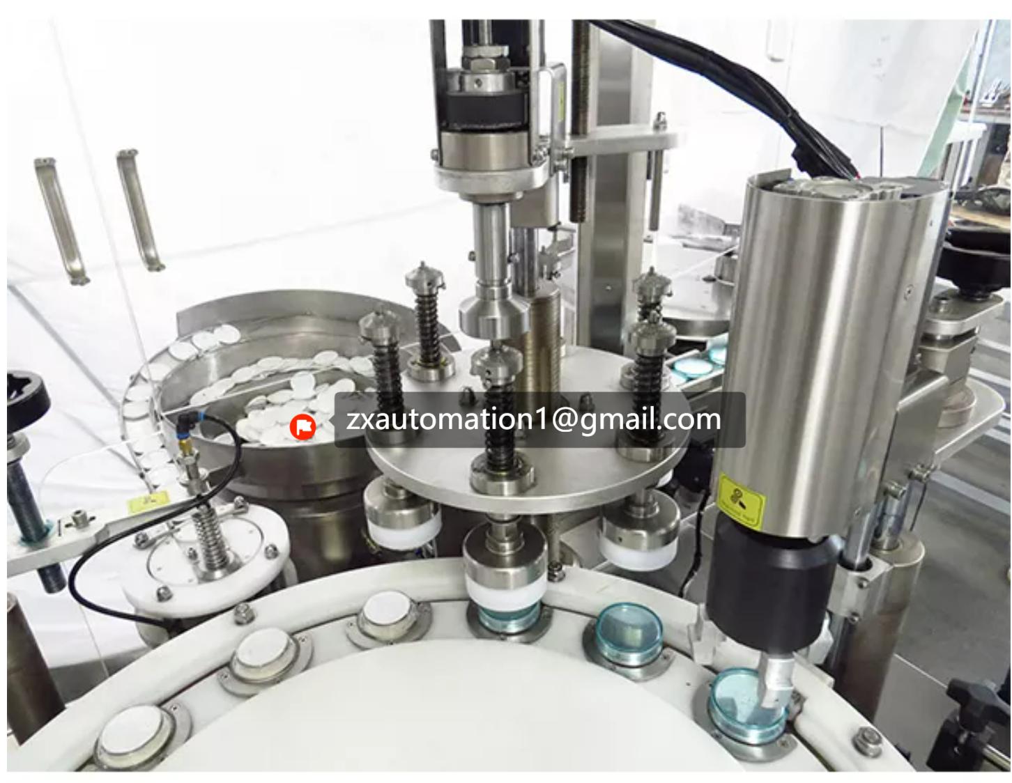 Automatic filling and capping machine for essential oil bottle filling and capping glass bottle filling machine for dropper bottle capping cosmetics filling