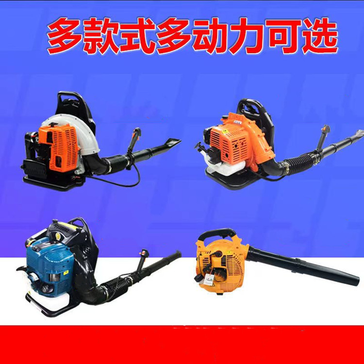 Backpack gasoline hair dryer Site leaf blower Dust collector Four stroke snow blower Road cleaning Blade blower