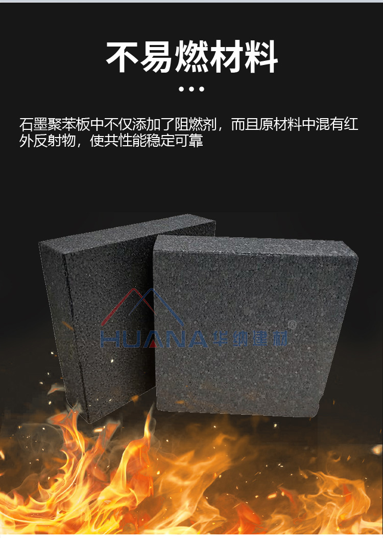 Exterior wall B1 graphite polystyrene board Warner Graphene molded polystyrene insulation board