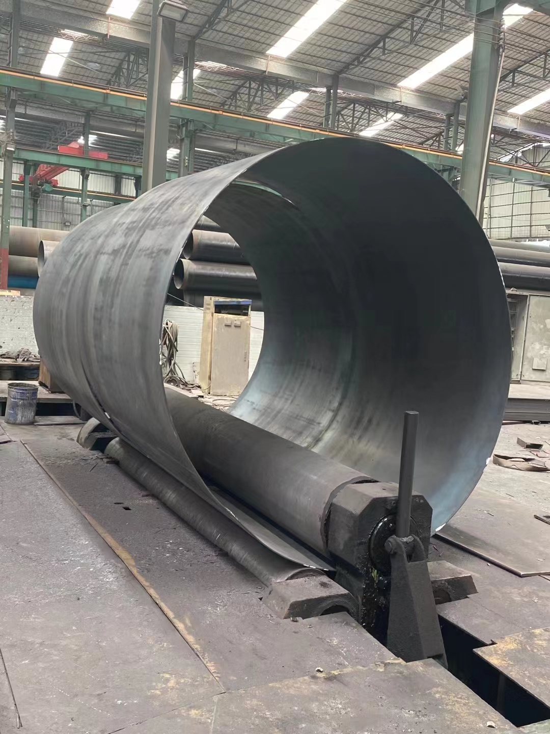 Lecong q235 q355 steel plate coil pipe T-shaped welded steel pipe steel casing steel large diameter pipe 600mm-3000mm