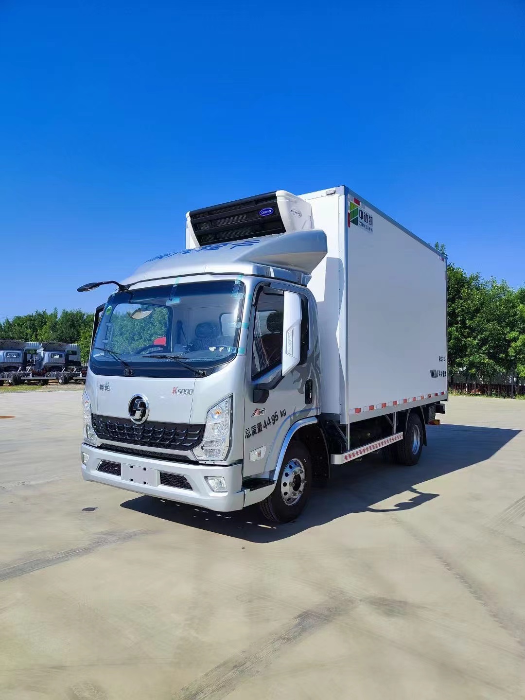 Shaanxi Auto Delong light truck 4m 2 Refrigerator truck k5000 Weichai 3.0 displacement 160hp