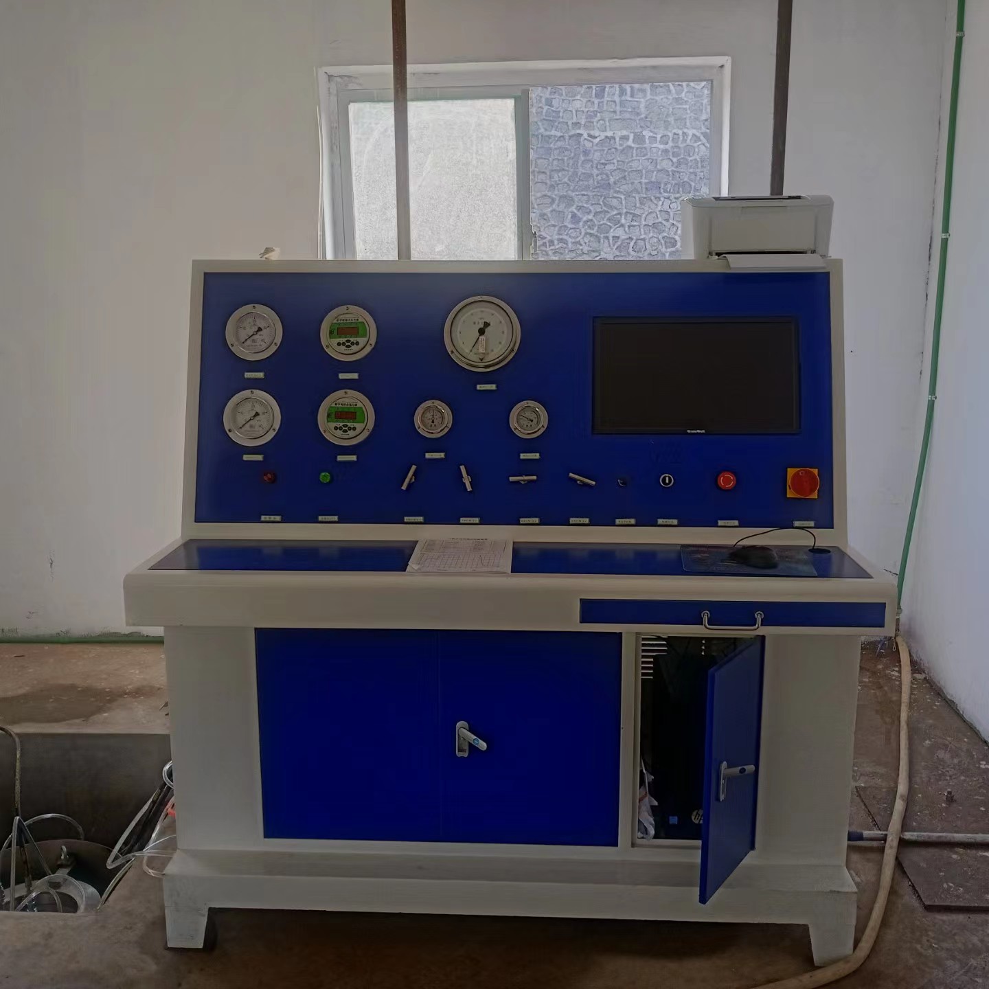 Heidenor cylinder external testing method hydraulic testing machine cylinder external testing hydraulic testing machine oxygen cylinder hydraulic testing bench