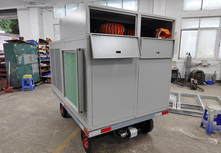 SMSCOLD Customized Local Refrigeration Post Workshop Cooling Air Supply Industrial Mobile Air Conditioning SMS-MA-34