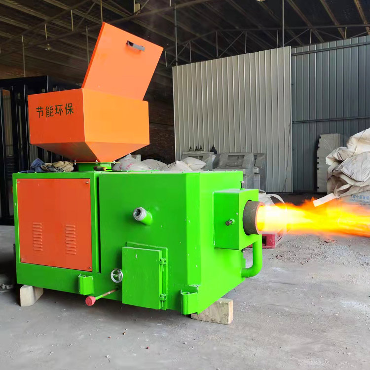 The 6 million calorie biomass particle combustion machine can be directly connected to energy consuming equipment such as boilers, industrial kilns, etc