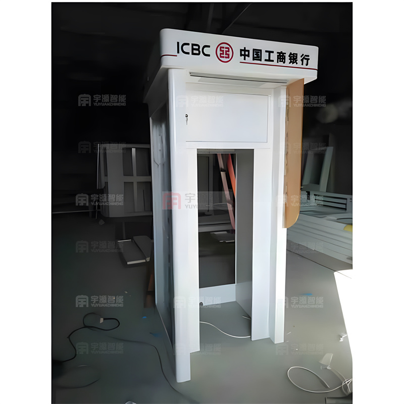 Supply Bank VI Indoor Self Service Bank Automatic Semi enclosed Lobby ATM Hood Customization