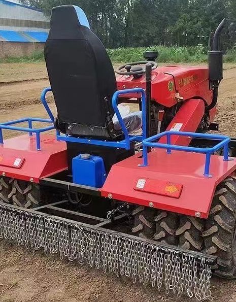 New self-propelled wheat field compactor with wide width and customizable high-power compactor