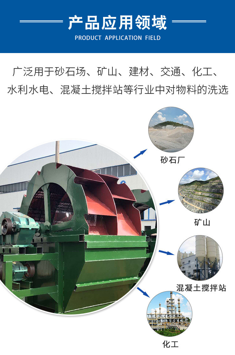 2800 River Sand Desliming and Cleaning Machine Three Slot Wheel Sand Washing Machine Mine Tail Sand Washing Equipment Stone Washing Machine Production Line