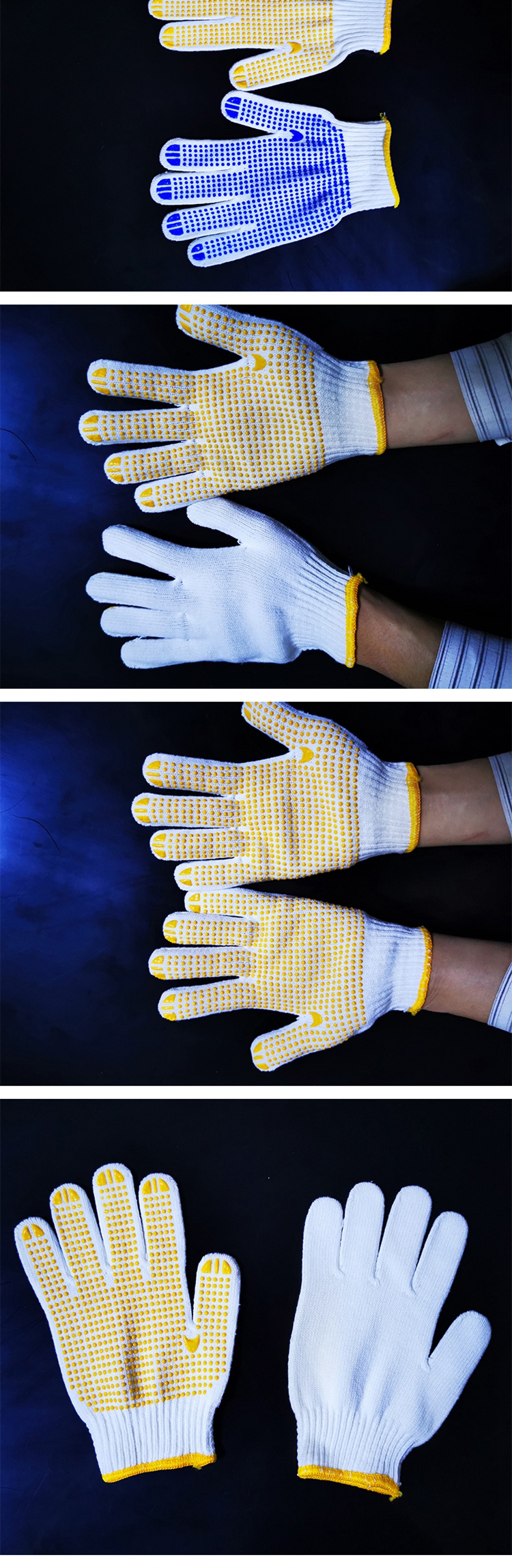 Dianzhu Gloves Supply Jinxin Customizable Labor Protection Glue Gloves Durable and Durable Samples Can be Sent