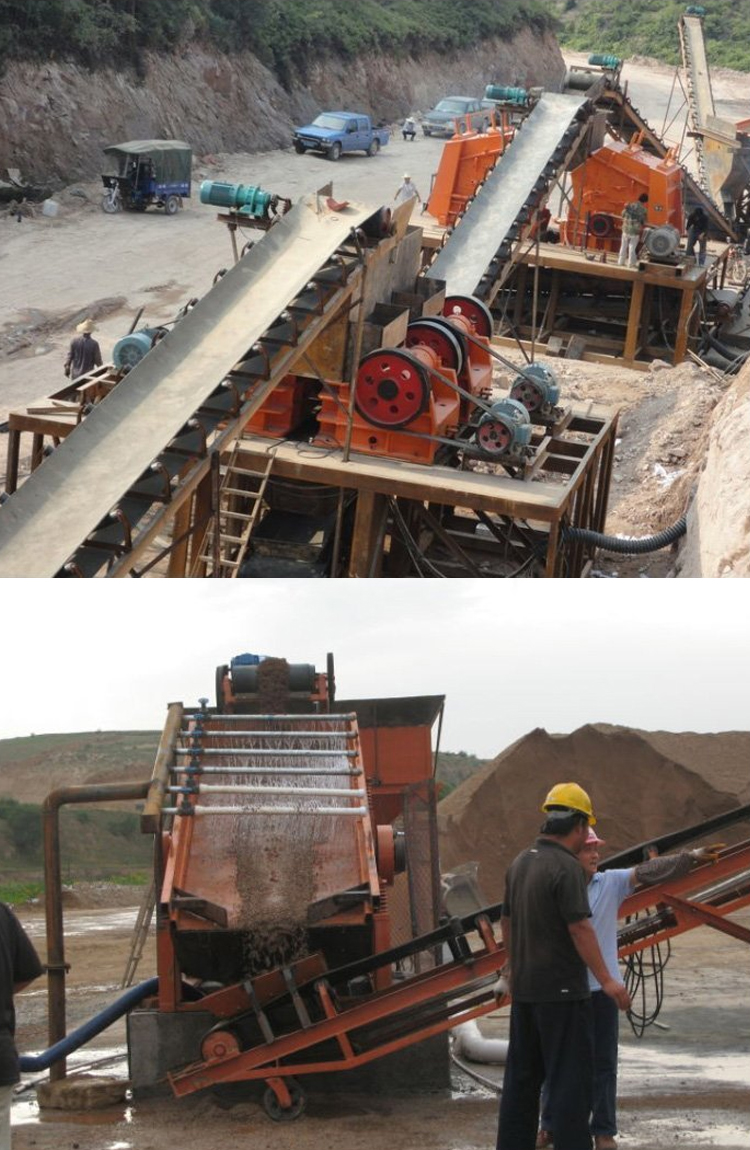 Standard concrete test block crusher 250x400 jaw crushing and screening integrated machine steel plate jaw crusher