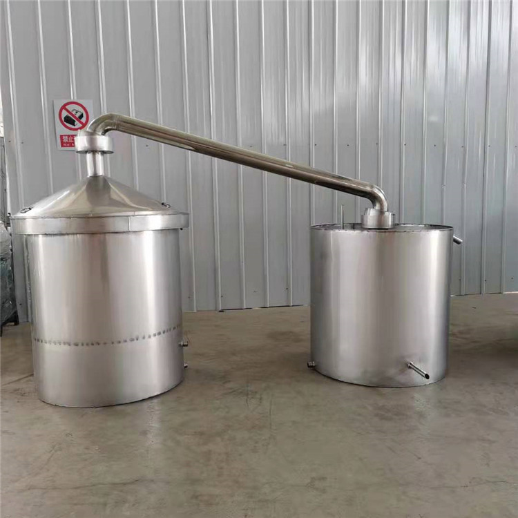 300斤酿酒设备厂家 农村小烧酒厂设计图 鸿越机械 造型美观