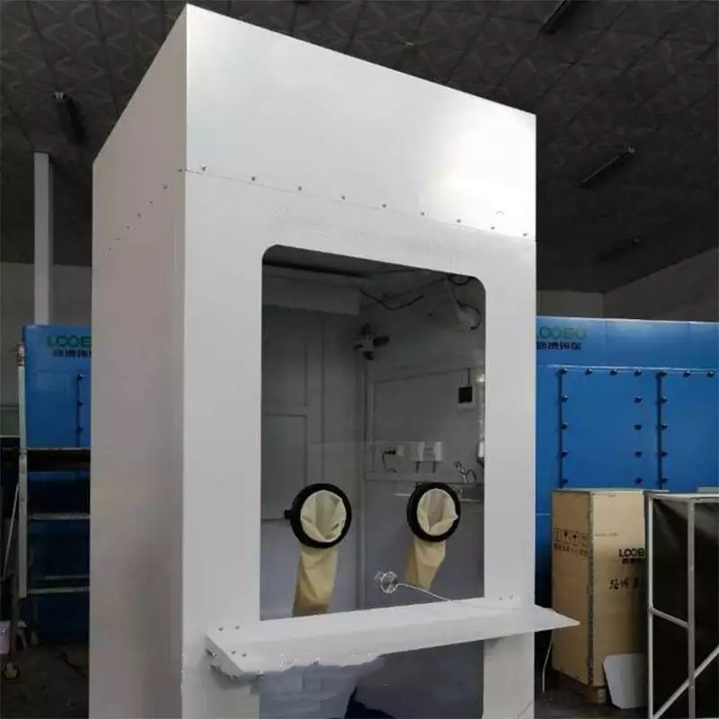 Stainless steel nucleic acid sampling booth Nucleic acid test station produced and supplied by heavy manufacturers