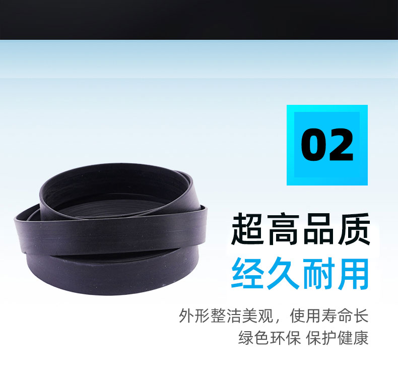 Minghongda Dingqing sealing strip, fluorine rubber strip, rubber round strip, oil resistant, wear-resistant, NBR solid