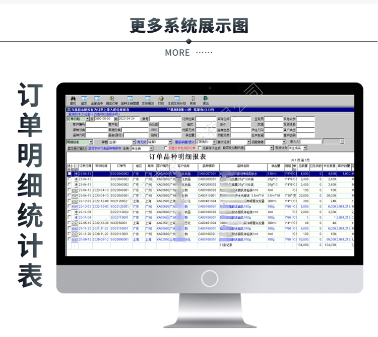 Cosmetics ERP Guoyu Software factory Purchase Warehouse Purchase Sales Inventory Management Company Sales Finance System