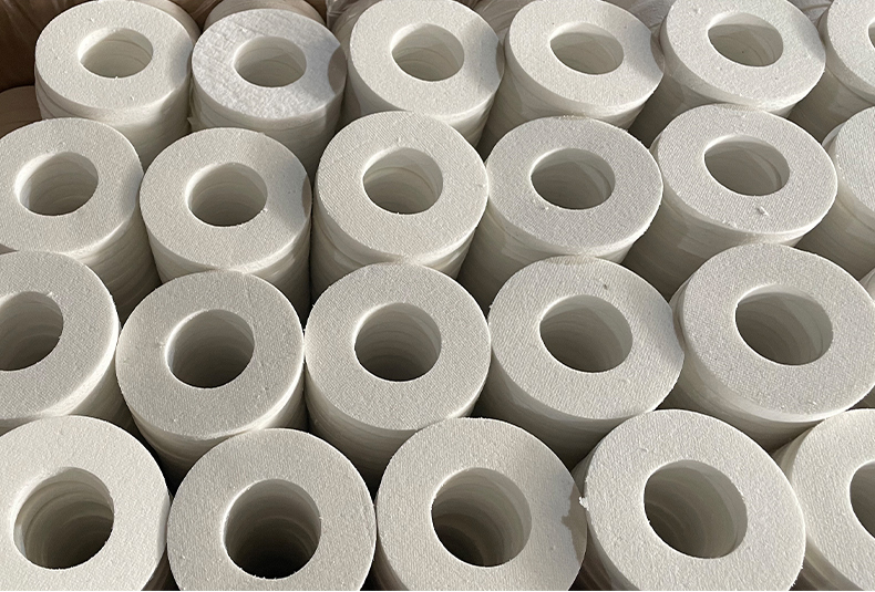 Ceramic fiber gasket can be customized with irregular high-temperature resistant, flame-retardant, fireproof, and thermal insulation