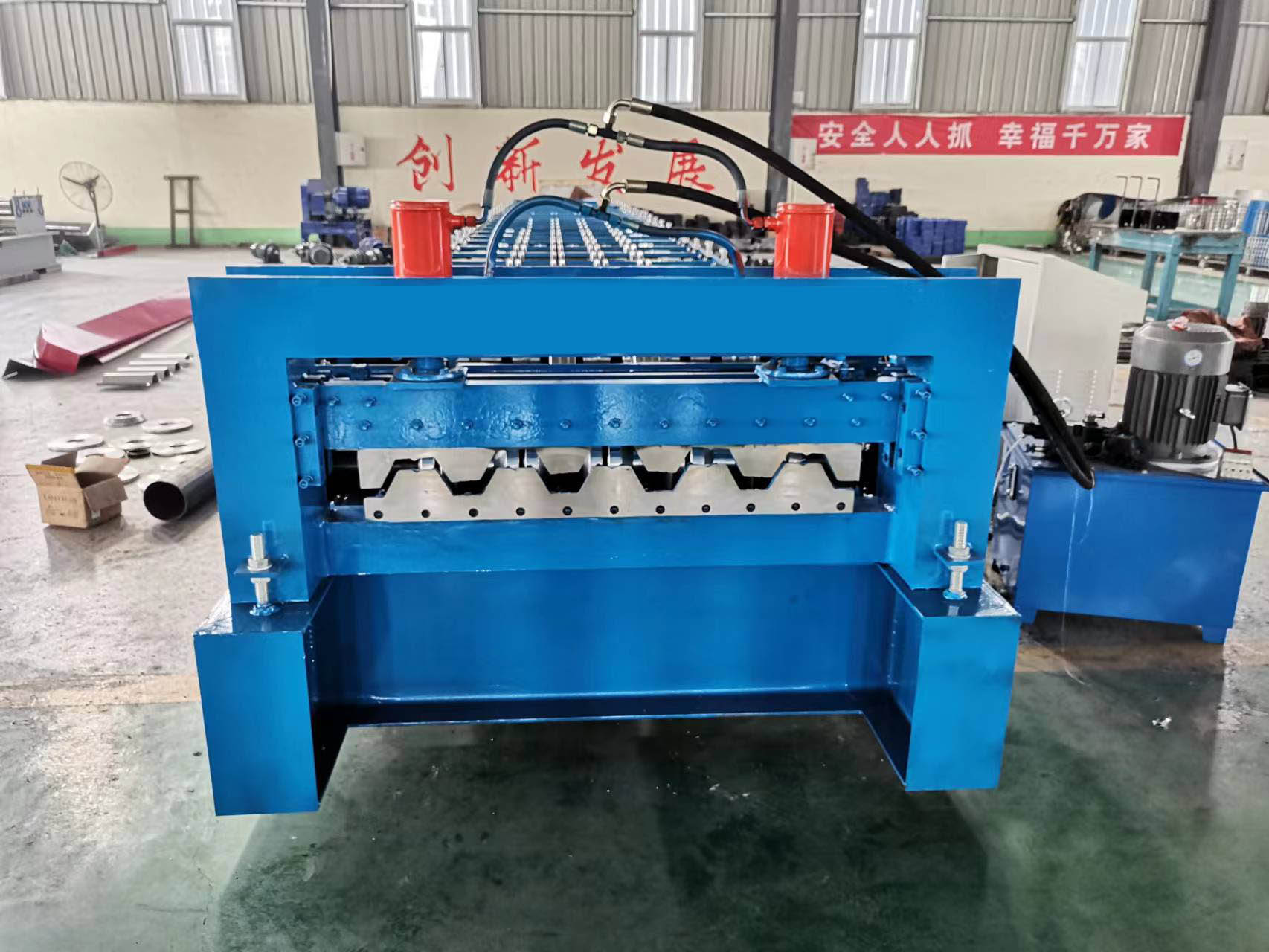 Fully automatic floor support plate machine 750/820 customized floor support plate equipment Galvanized plate cold bending forming machine