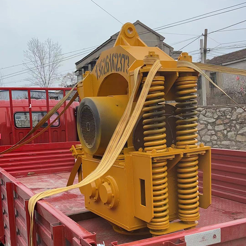 Spring vibration hammer Type 30 electric vibration hammer Steel sheet pile vibration hammer Construction site pile driver