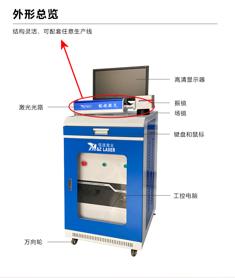 Supporting production line production date laser marking machine Dynamic flight laser marking machine for alcoholic beverages