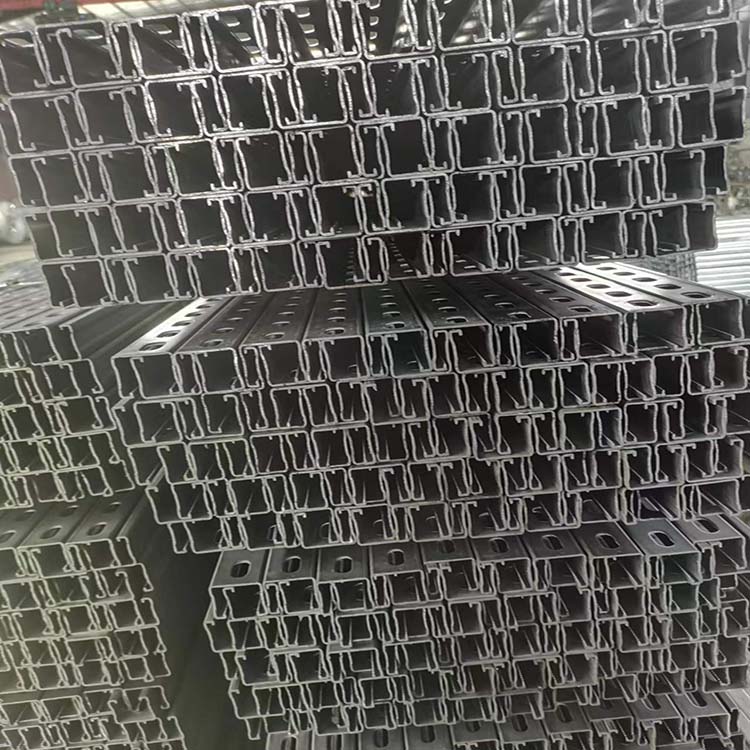 Rust prevention treatment of metal photovoltaic brackets, hot-dip galvanized C-shaped steel, Bonning quality assurance