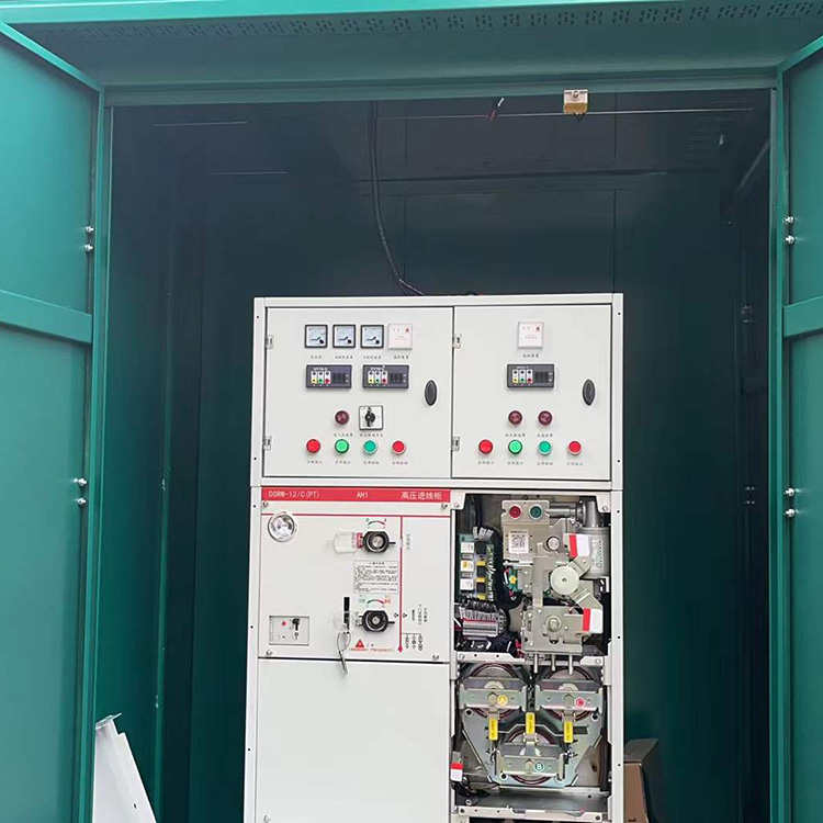 Deshen Customized American Style Prefabricated Box Substation Box Transformer Outdoor High Voltage Combination Transformer Room