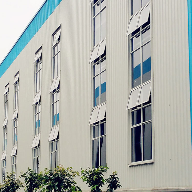 Color coated steel plate sliding window Casement window fixed window Haowei production and sales