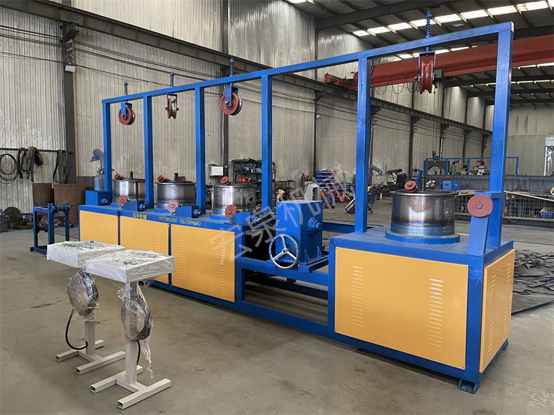 5.0 Coarse steel wire drawing machine Fried Dough Twists steel press rolling thread wire drawing machine special wire drawing machine for mesh