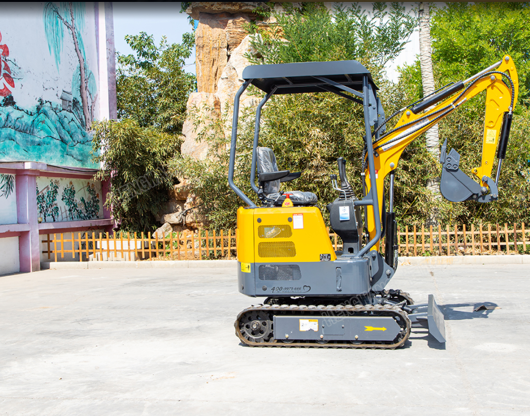 Small excavator, multifunctional small hook machine for orchard engineering, 1 ton excavator capable of climbing slopes and crushing