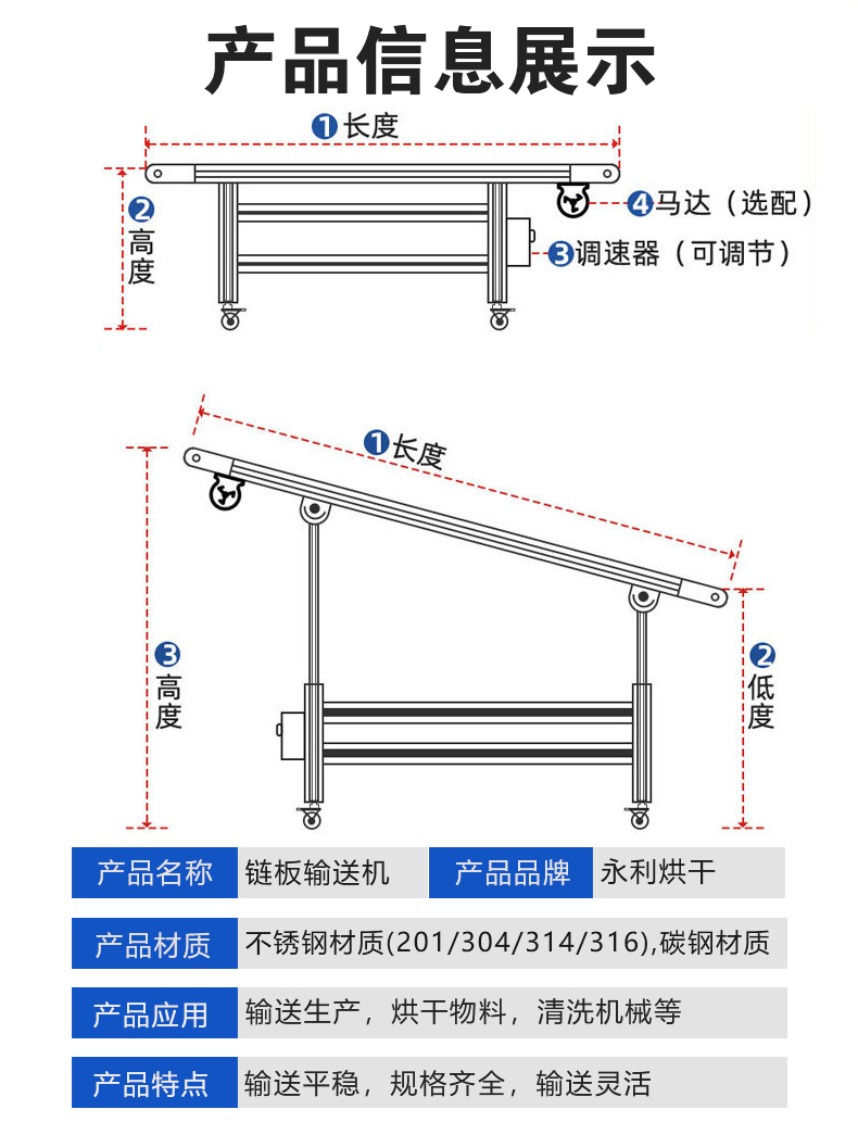 Yongli Machinery Z-type bucket elevator, stainless steel hopper feeder, particle feeding machine, manufacturer customized