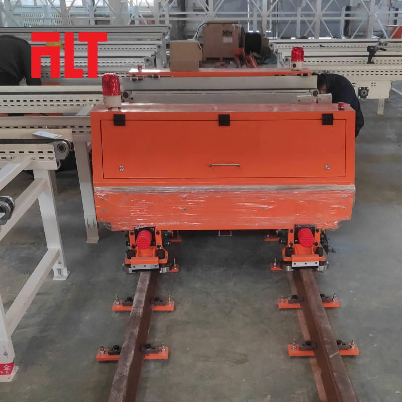 Intelligent track finding material conveying RGV Railroad speeder rail Cart automatic operation storage logistics trolley