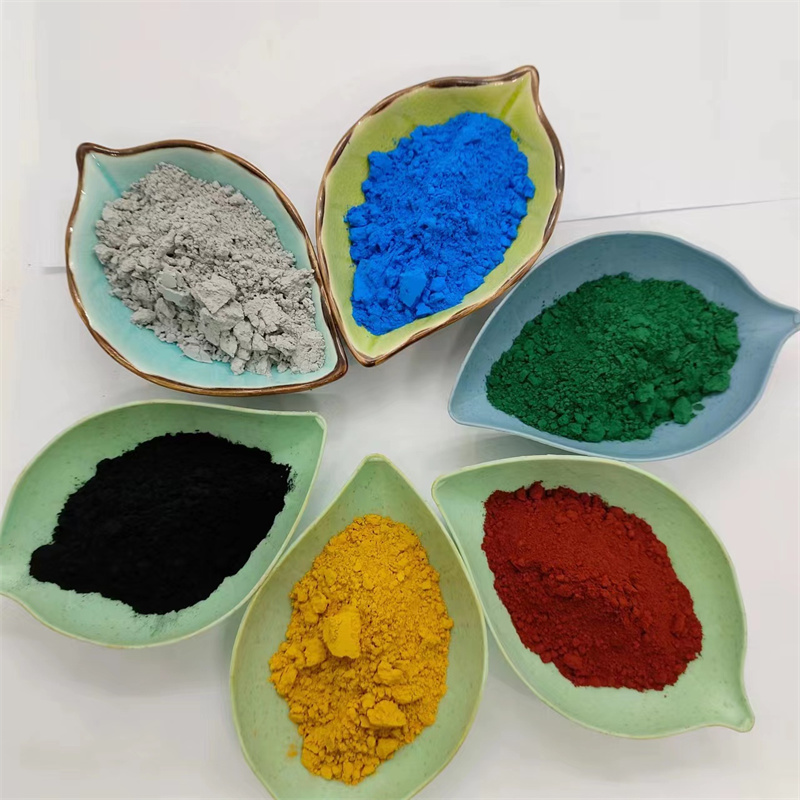 Wholesale of iron oxide ash, epoxy floor paint, concrete coating, iron red, iron trioxide, complete in color