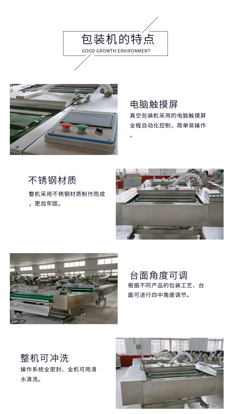 Full automatic Vacuum packing machine for pickled Chinese cabbage customized continuous packaging machine with moisture food packaging equipment