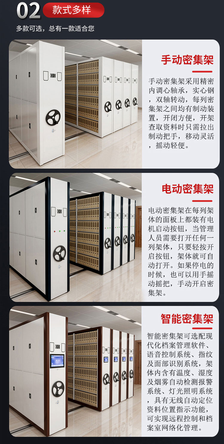 Dingxin LG-MD-001 Manual Mobile Dense Cabinet Supply Opening Method Key Database