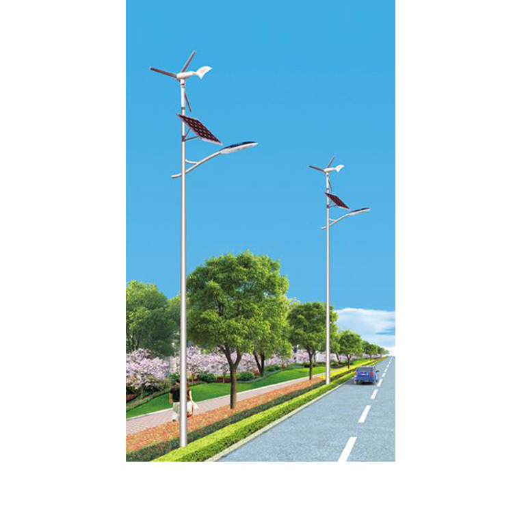 A complete set of rural roads with wind and solar complementary solar street lights, 6 meters, 7 meters, and 8 meters, both for urban and electrical purposes, can be customized