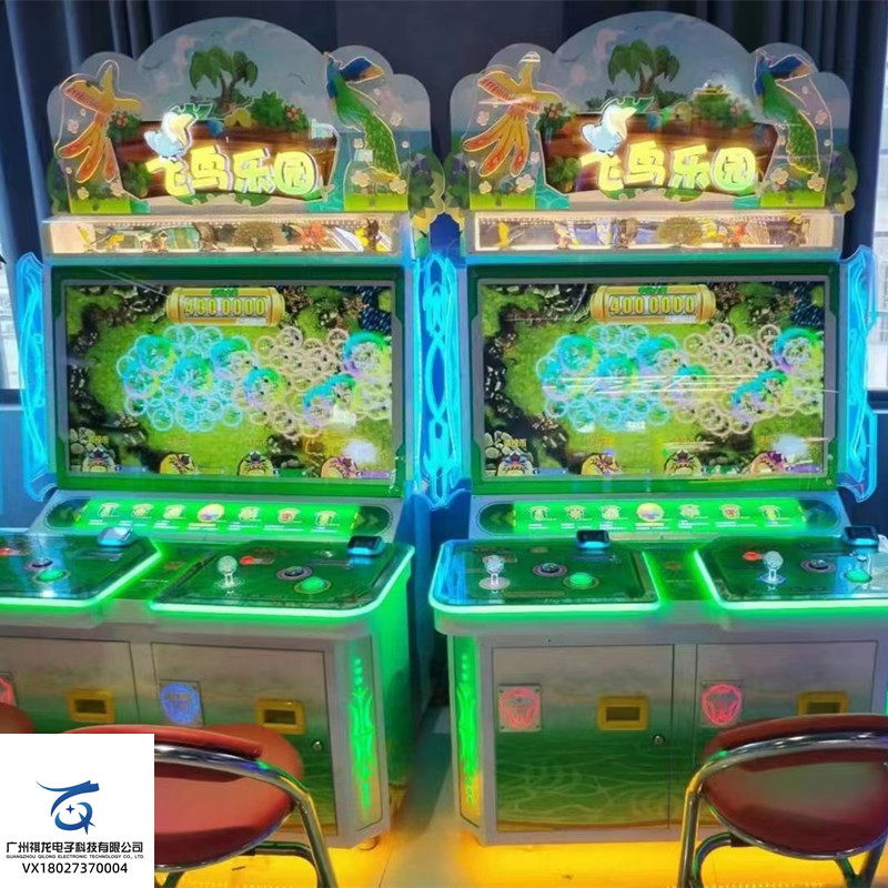 Qilong Two Four Seat Bird Paradise Game Electromechanical Gaming Amusement Hall Cultural Access Electronic Gaming Equipment