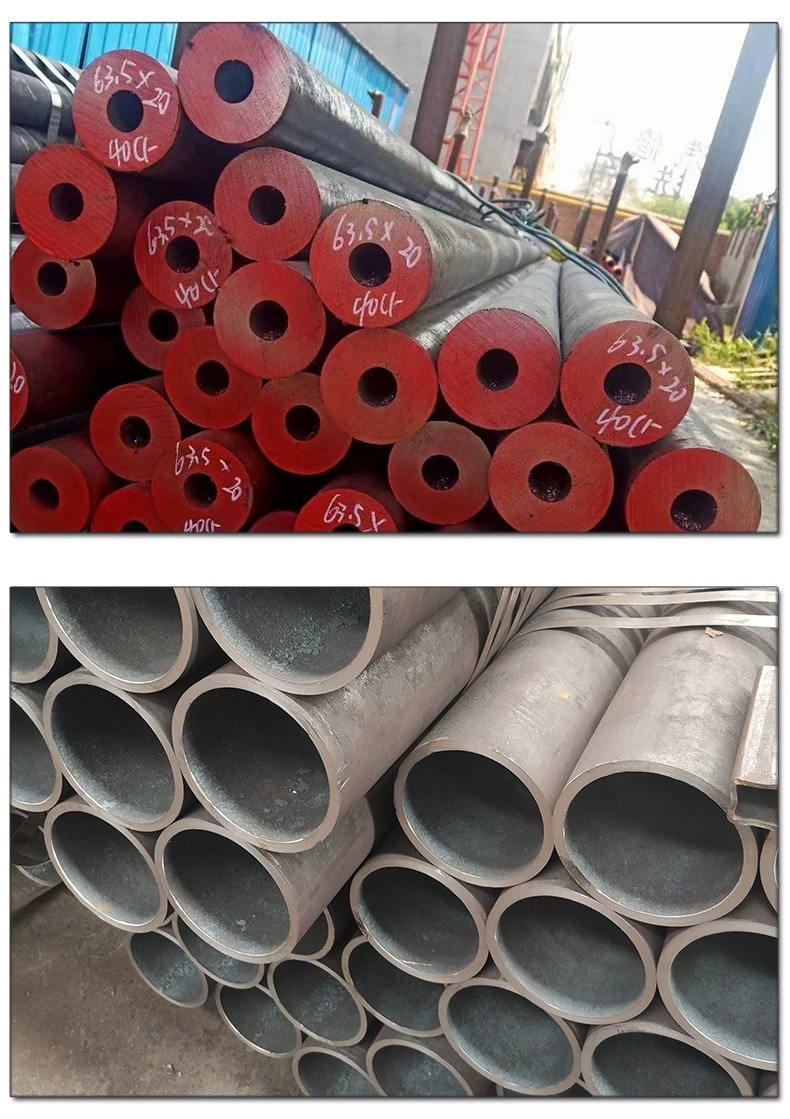 Shenghui manufacturer's fixed length cutting of 20 # thick wall pipe 325 * 16 16mn seamless steel pipe saw cutting chamfer laser drilling