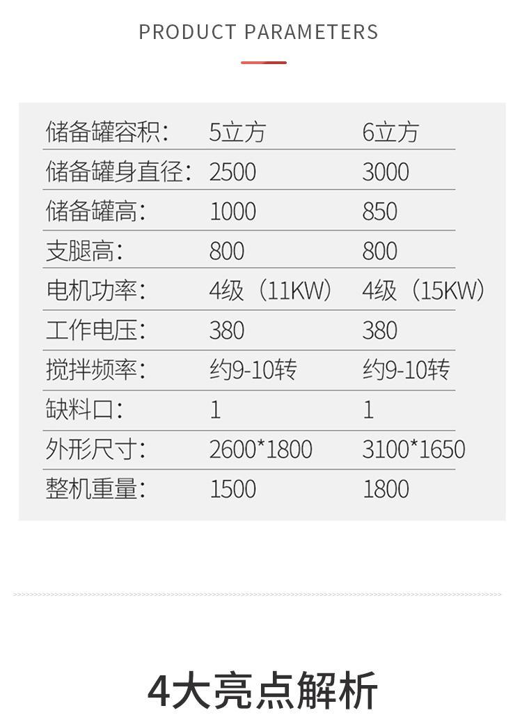 Hydraulic flat mouth mixer, Baozheng vertical forced mixing equipment, cement mortar mixing machinery